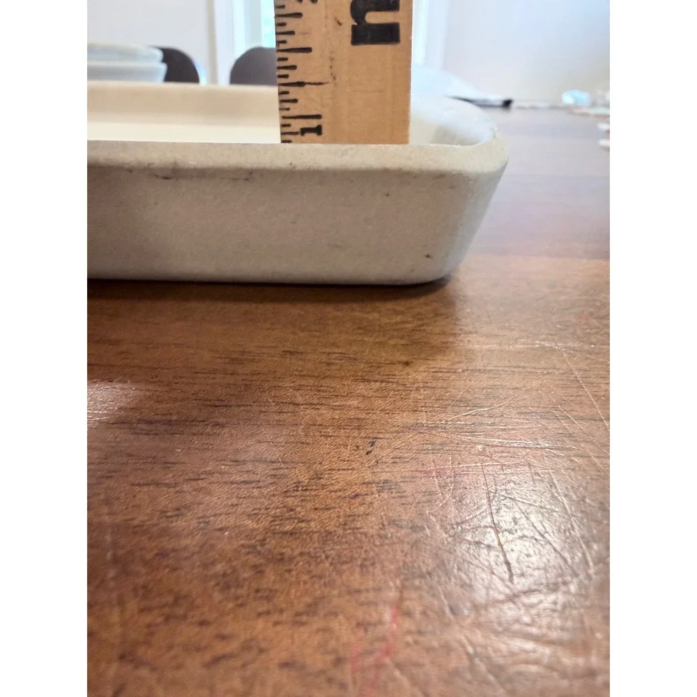 Pampered Chef Fmly Hertg Stoneware Lg Bar Pan 14.75